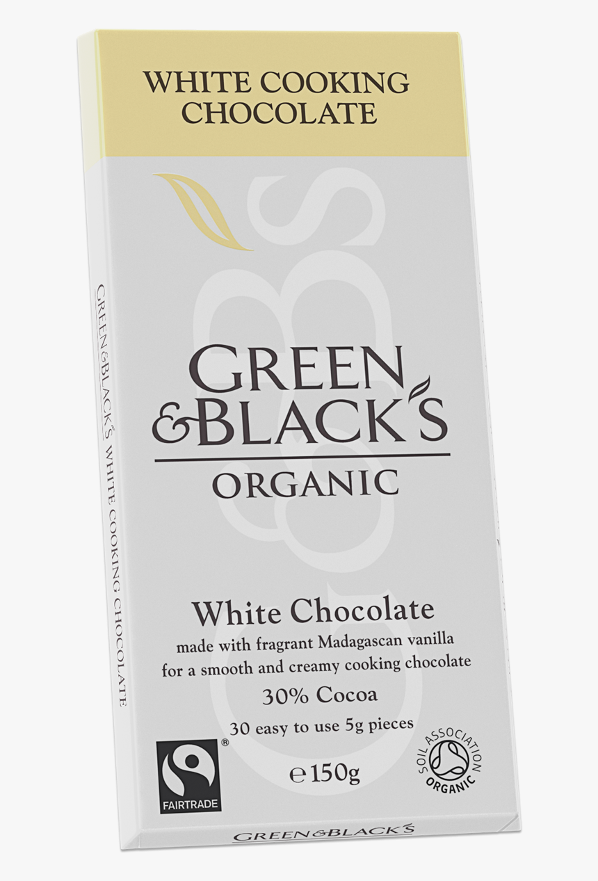 G&b S White Cook S Chocolate Bar - Green Black White Chocolate, HD Png Download