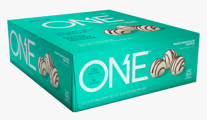 One Bar White Chocolate Truffle Protein Bar - One Bar White Chocolate Truffle, HD Png Download