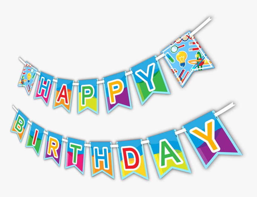 Super Science Happy Birthday - Banner, HD Png Download