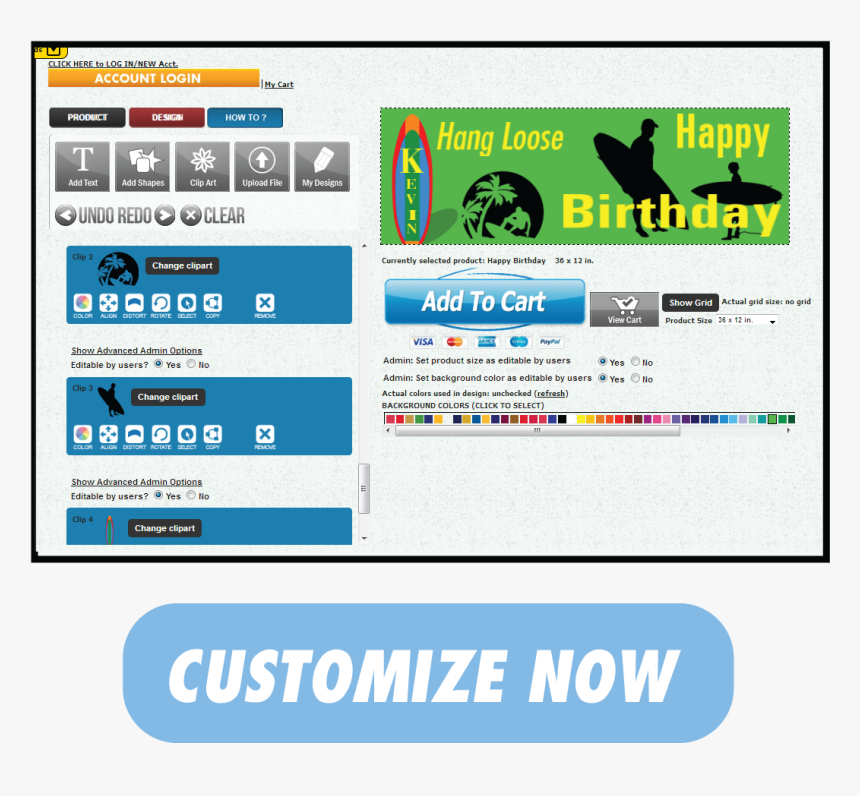 Hang Loose Happy Birthday Banner Online Advertising Hd Png