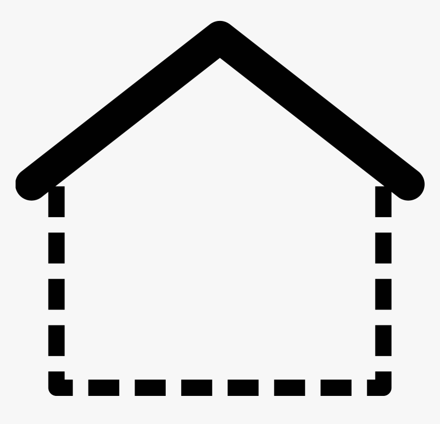 This Shape S Bottom And Sides Are Dotted Lines That, HD Png Download