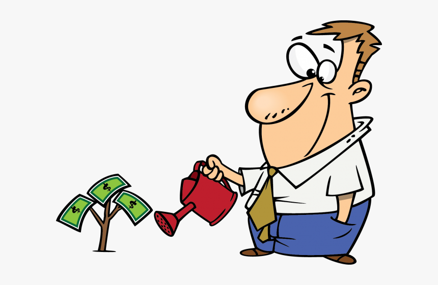 Watering Money Tree Image Library Stock - Watering Money Tree Png, Transparent Png