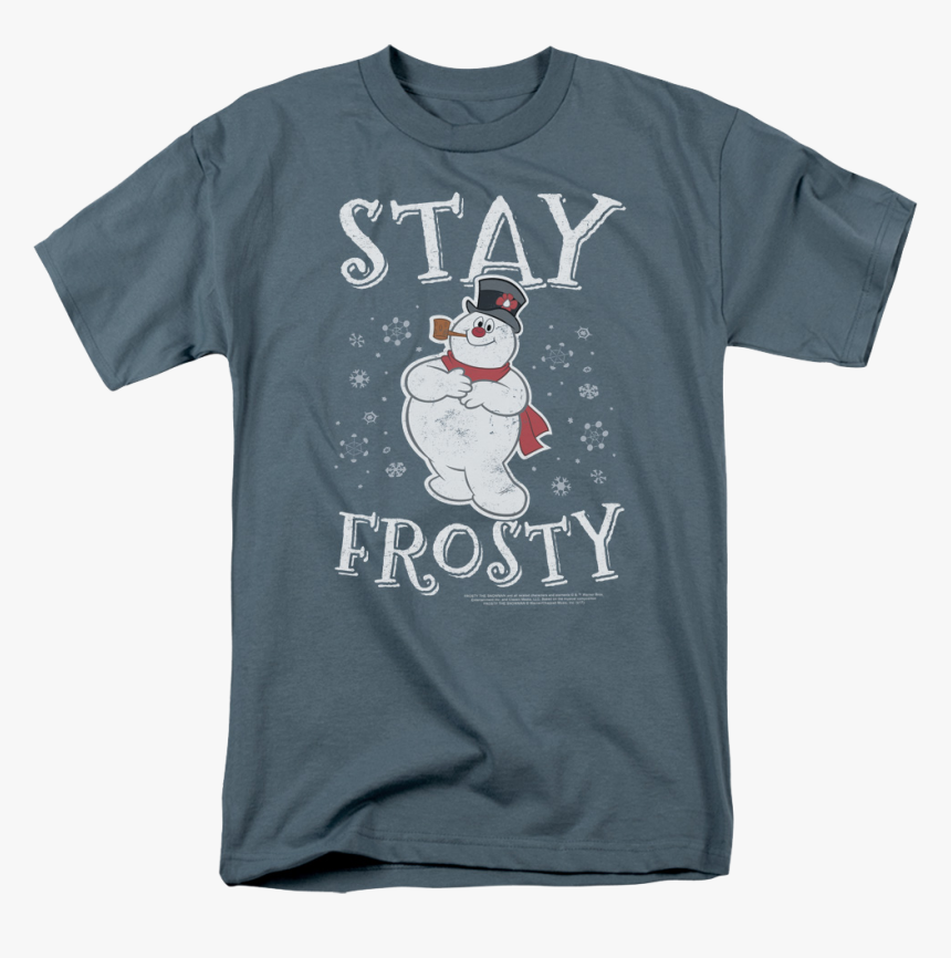 Stay Frosty The Snowman T-shirt - Tshirt With Landscape Painting, HD Png Download