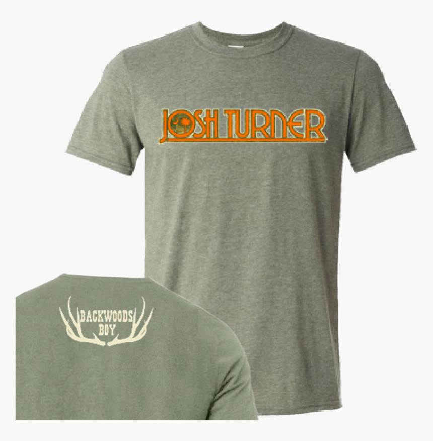 Josh Turner Heather Military Green Tee- Backwoods Boy - Do I Feel Lucky Punk Shirt, HD Png Download