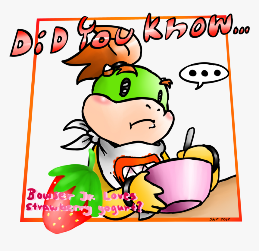 Did You Know By Screekeedee - Cute Bowser Jr Fanart, HD Png Download