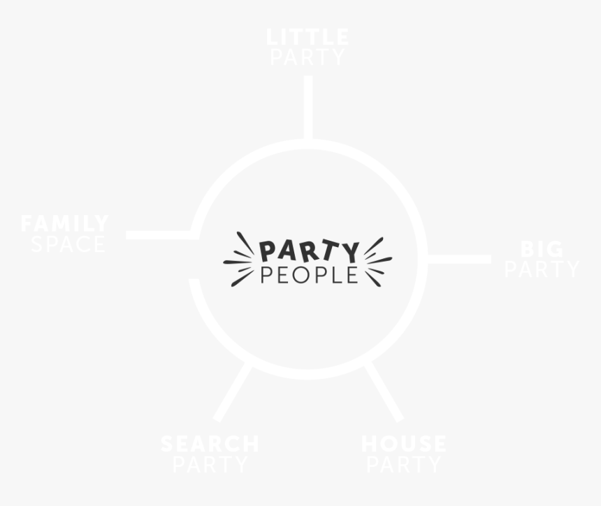 Lvv Party People - Monochrome, HD Png Download