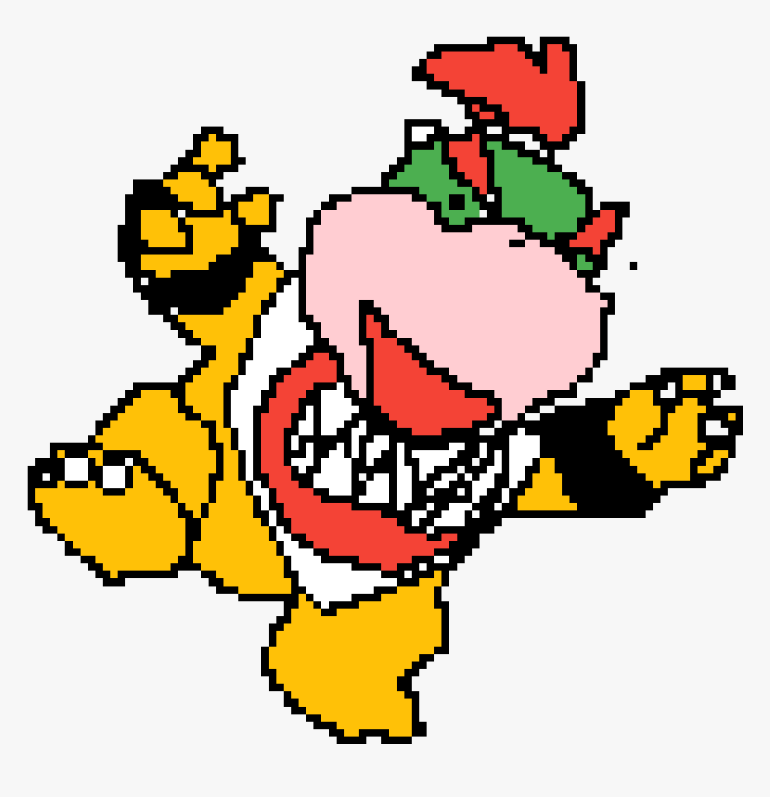 Pixel Art Bowser Jr, HD Png Download