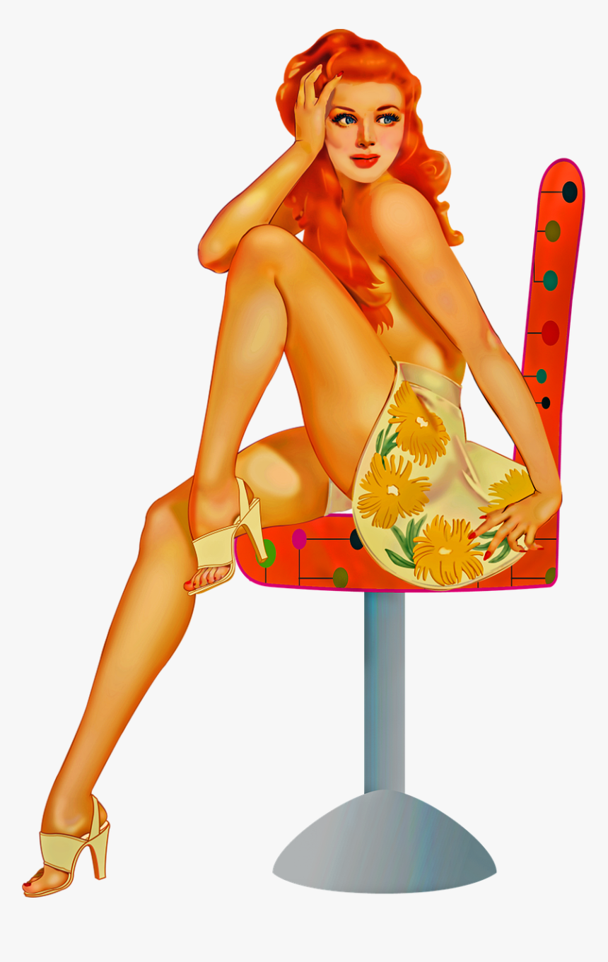Pin Up Girl, Woman, Sexy, Retro, Fashion, Female - Blonde Dynamite Pin Up, HD Png Download
