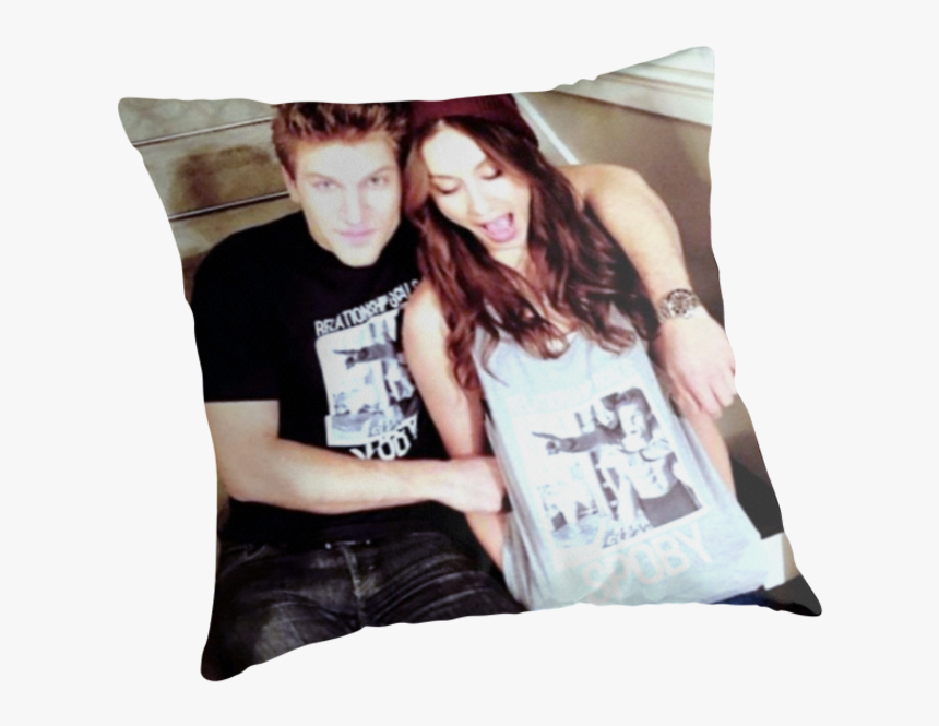 Troian Bellisario And Keegan Allen S Team Spoby Shirts - Cushion, HD Png Download