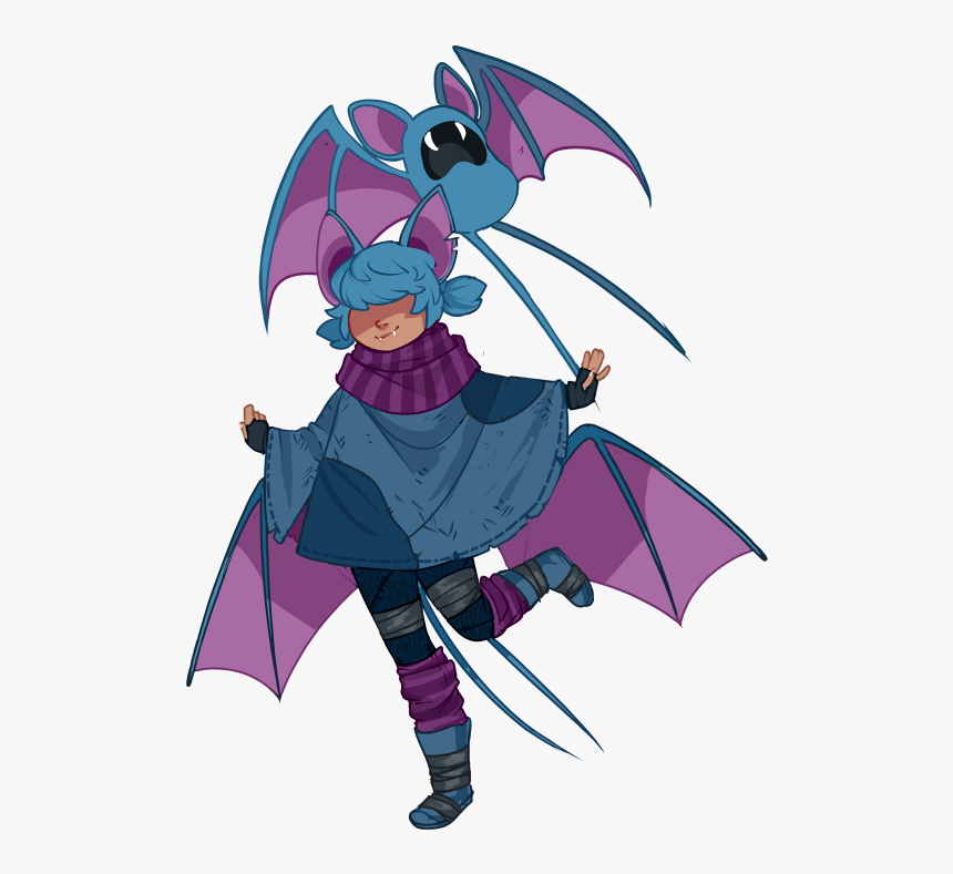 Golbat Gijinka, HD Png Download