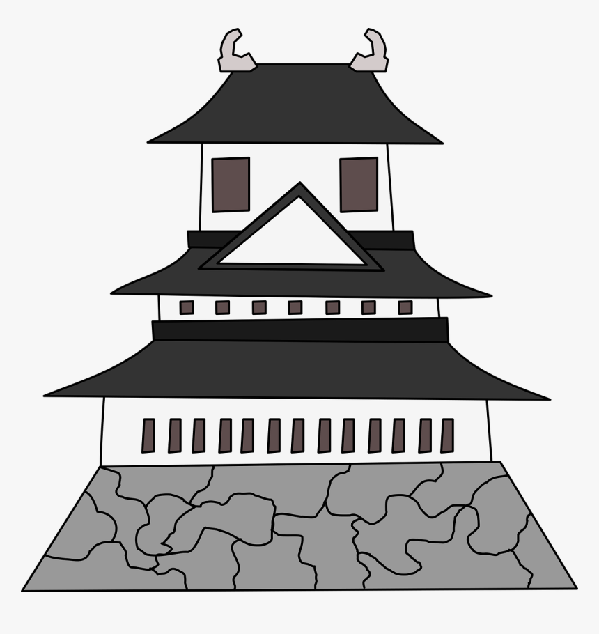 Japanese Castle Clipart, HD Png Download