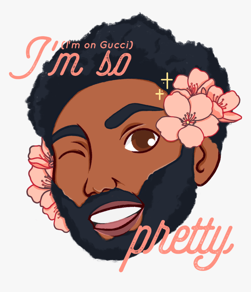 Image Of Childish Glambino Die Cut - Illustration, HD Png Download