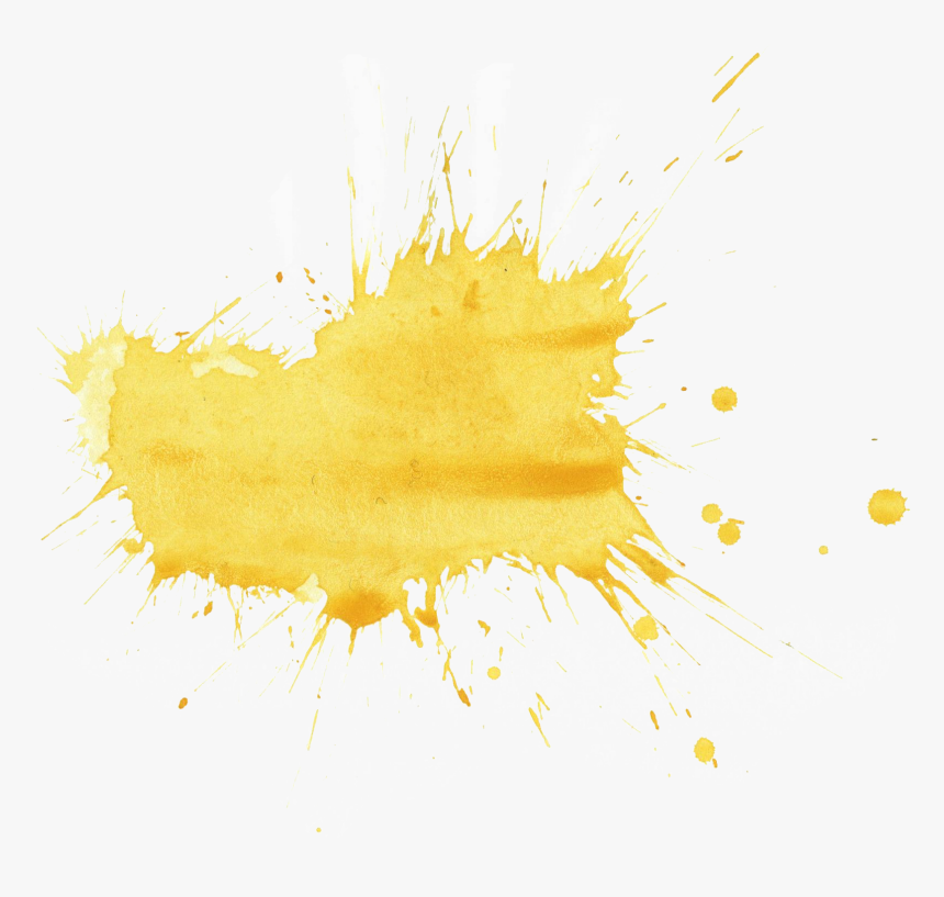 Paint Splatter Gold Png, Transparent Png , Transparent Png Image - PNGitem