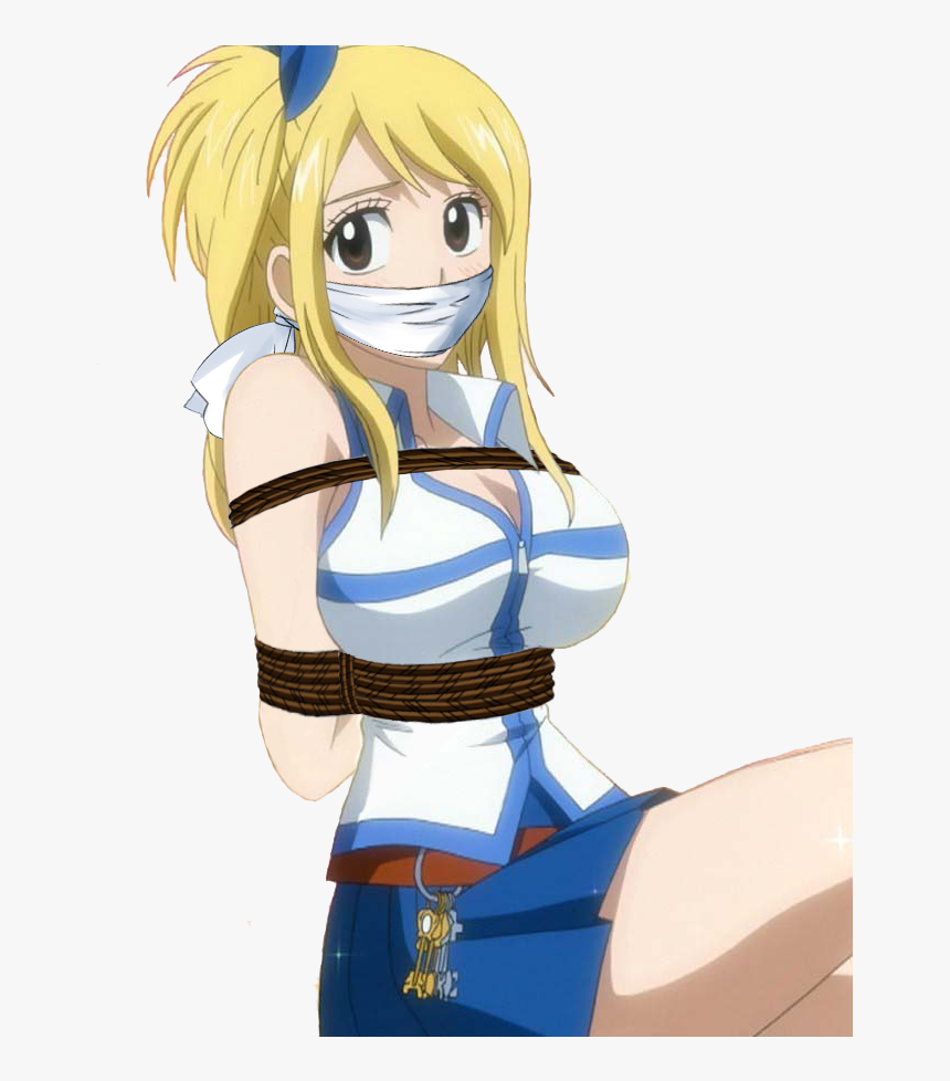 Lucy Heartfilia Tied Up And Gagged By Songokussjsannin8000 - Fairy Tail Lucy Anime, HD Png Download