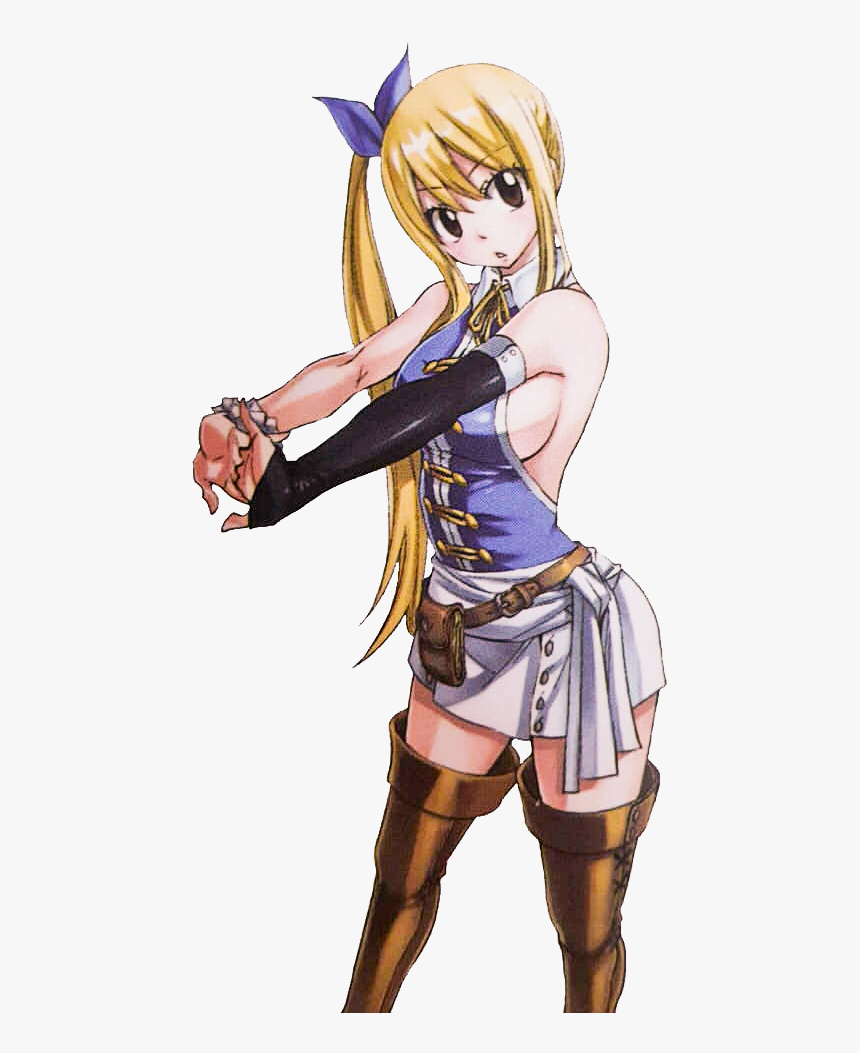 Collection Of Free Manga Transparent Lucy Heartfilia - Lucy Heartfilia Hiro Mashima Art, HD Png Download