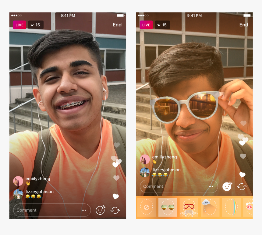 Instagram Live Face Filters, HD Png Download , Transparent Png Image