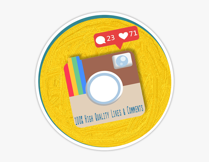 Buy Like Comments Instagram - Circle, HD Png Download