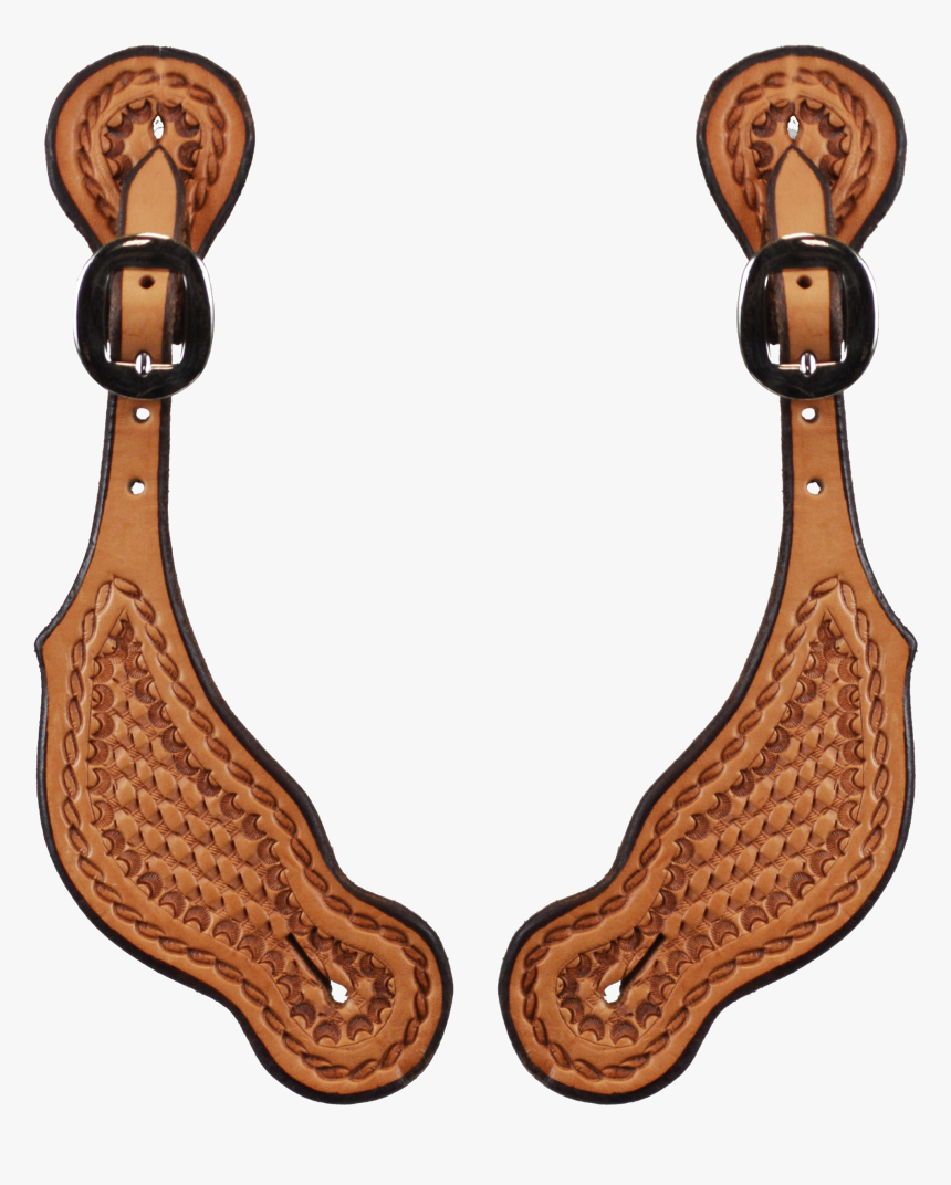 S Unoiled Basket Stamp With Rope Border Spur Strap, HD Png Download