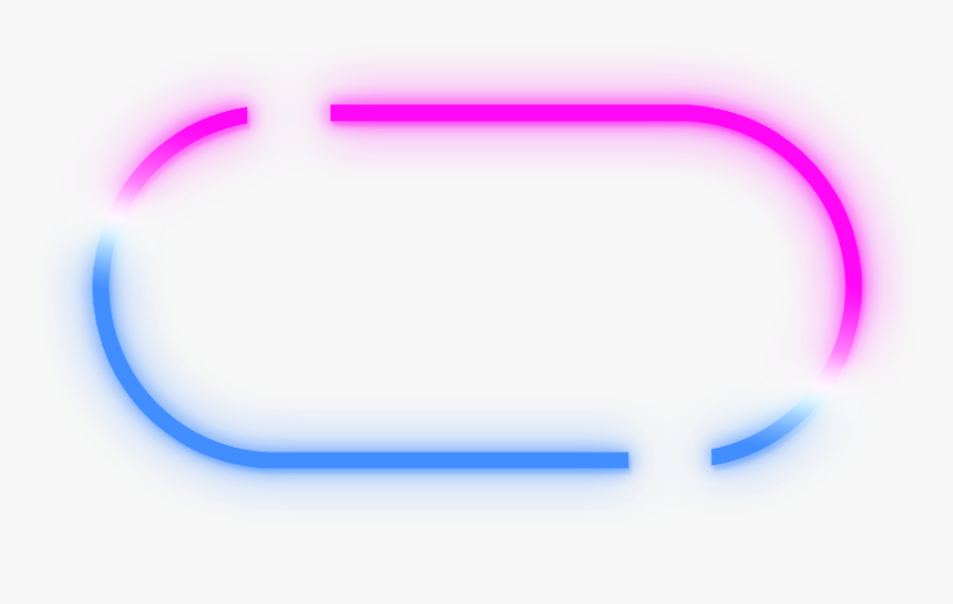 #neon #oval #ellipse #border #4asno4i #ftestickers - Oval Neon Png Transparent, Png Download