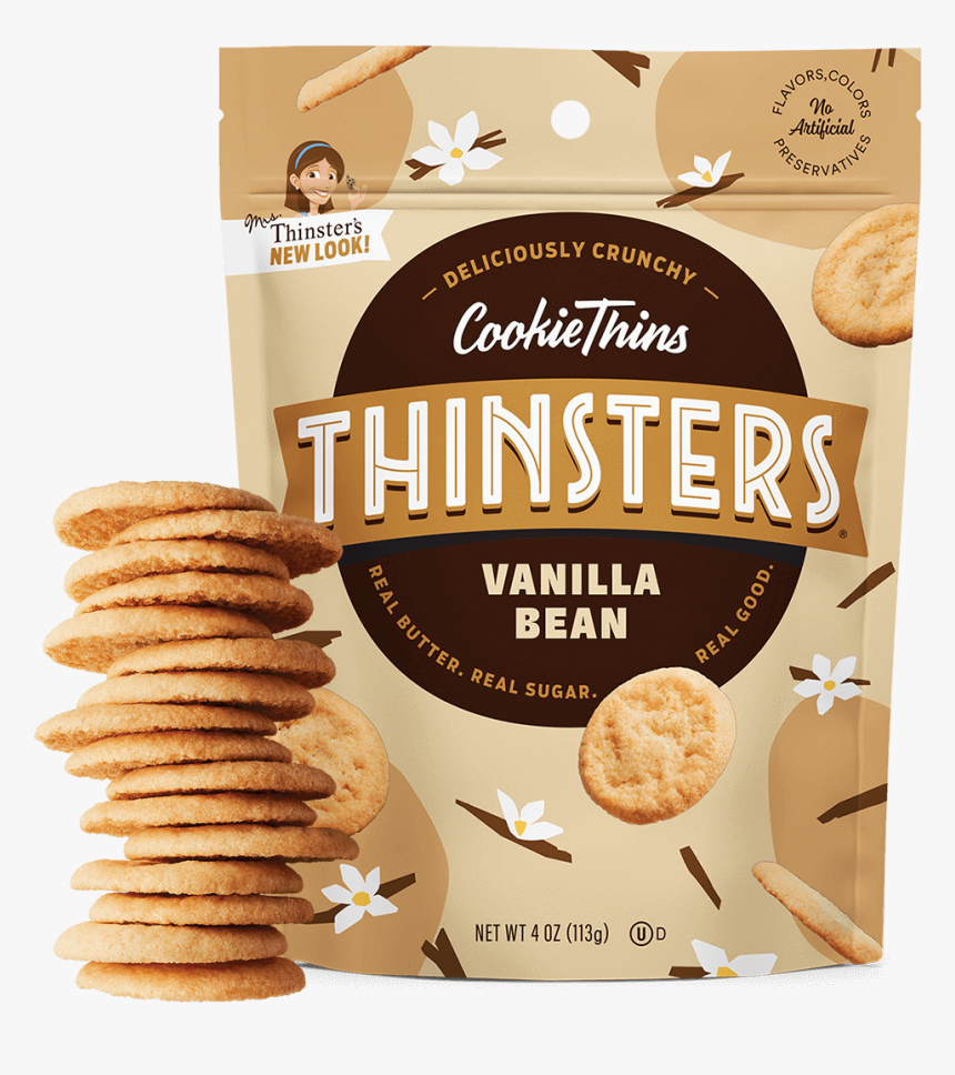 Thinsters Vanilla Bean , Png Download - Mrs Thinsters Key Lime Pie Cookies, Transparent Png