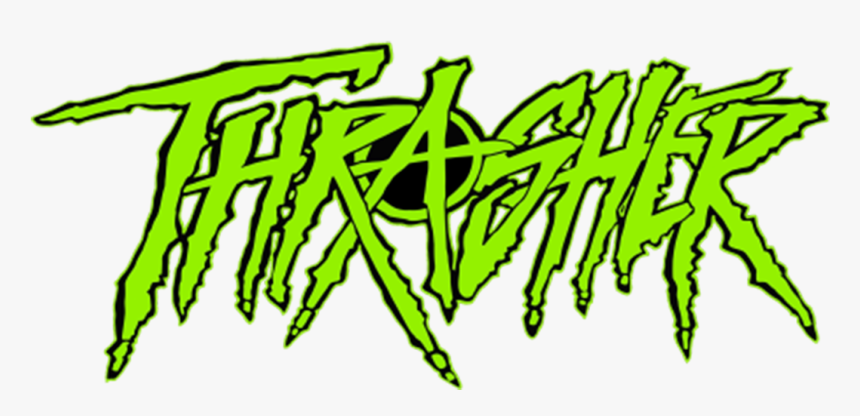 [filter] Thrasher Green - Thrasher Logo Green Png, Transparent Png