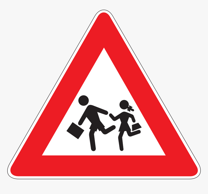 School Ahead Sign Png, Transparent Png , Transparent Png Image PNGitem