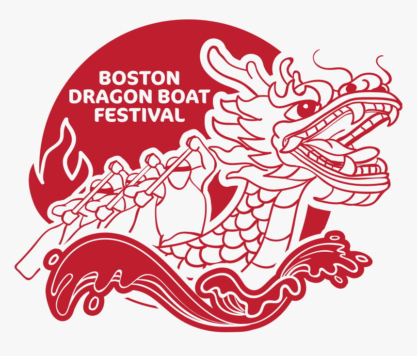 Asian Dragon Png , Png Download - Boston Dragon Boat Festival Logo, Transparent Png