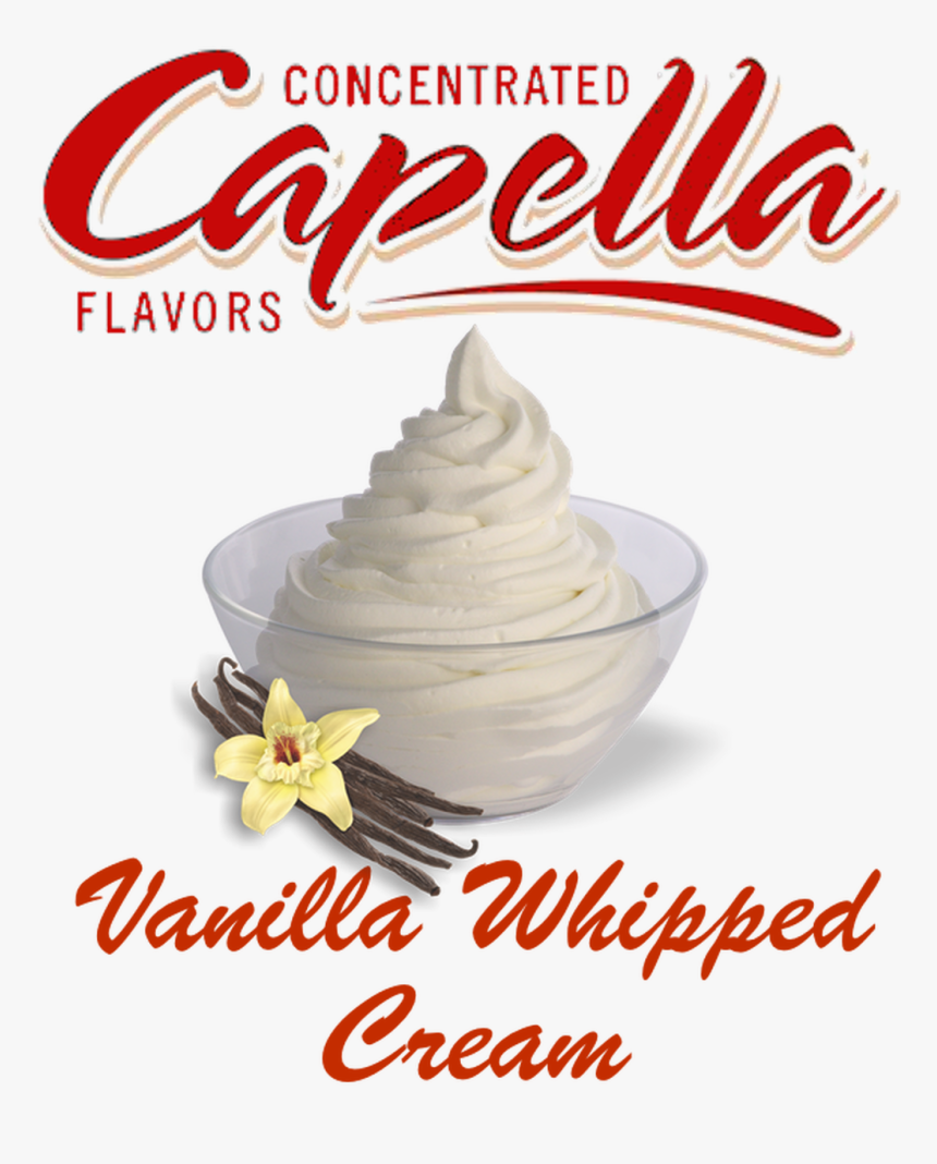 Vanilla Whipped Cream By Capella Concentrate - Meringue, HD Png Download