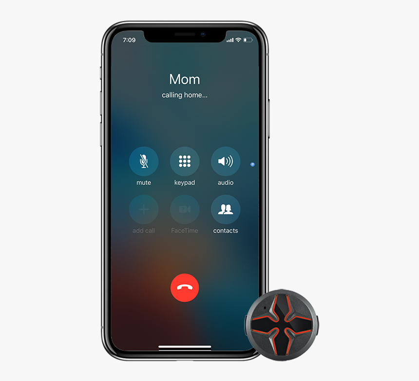 Hold The Lotus Buttons For 3 Seconds And The App Will - Phone Screen End Call, HD Png Download