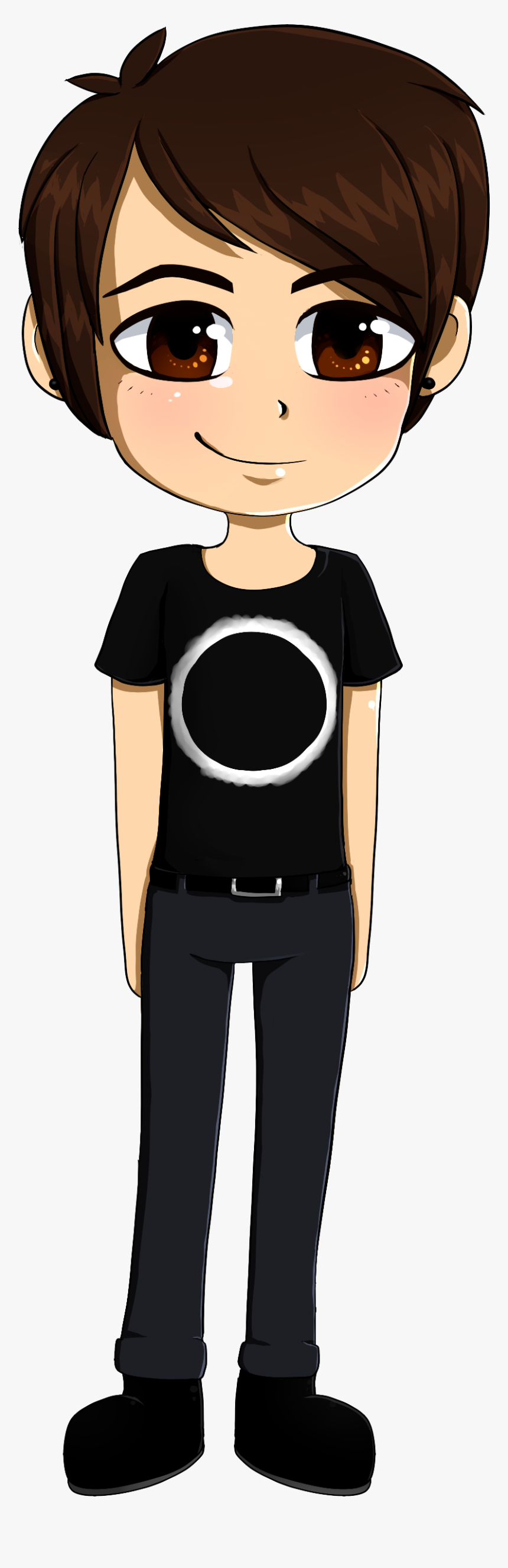 Dan Howell Chibi Drawing , Png Download - Danisnotonfire Drawing Chibi, Transparent Png