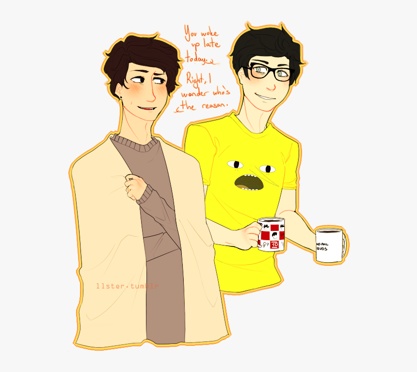 Transparent Tyler Oakley Png - Dan And Phil Fanart, Png Download