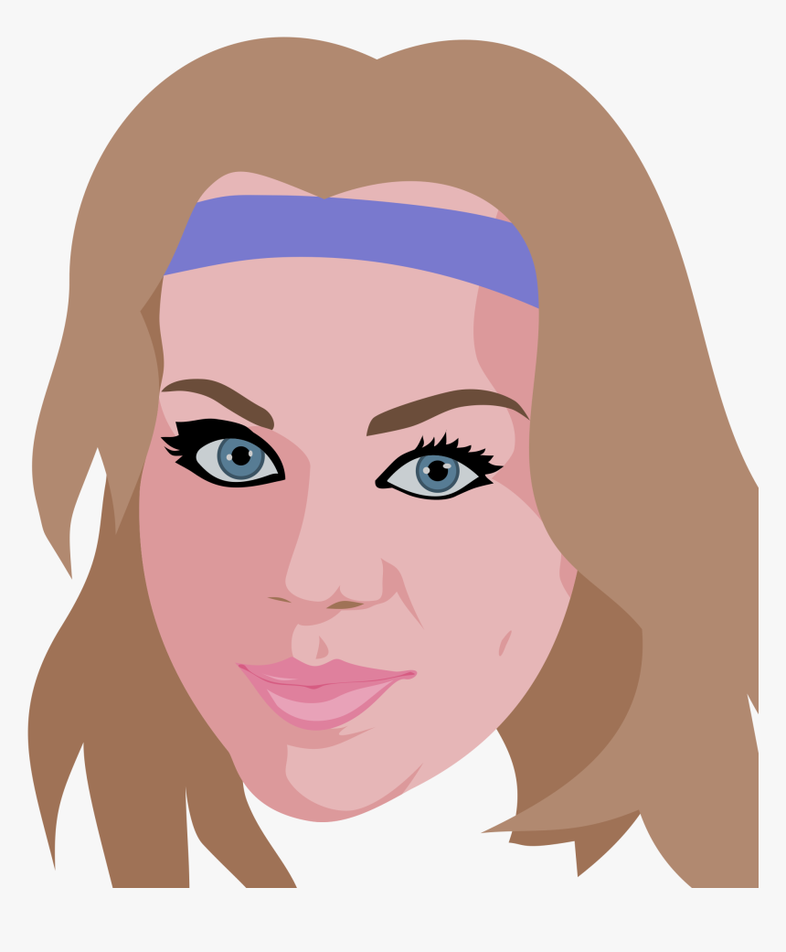 Beauty No18 Cheerleader Clip Arts - Band Head Clipart, HD Png Download