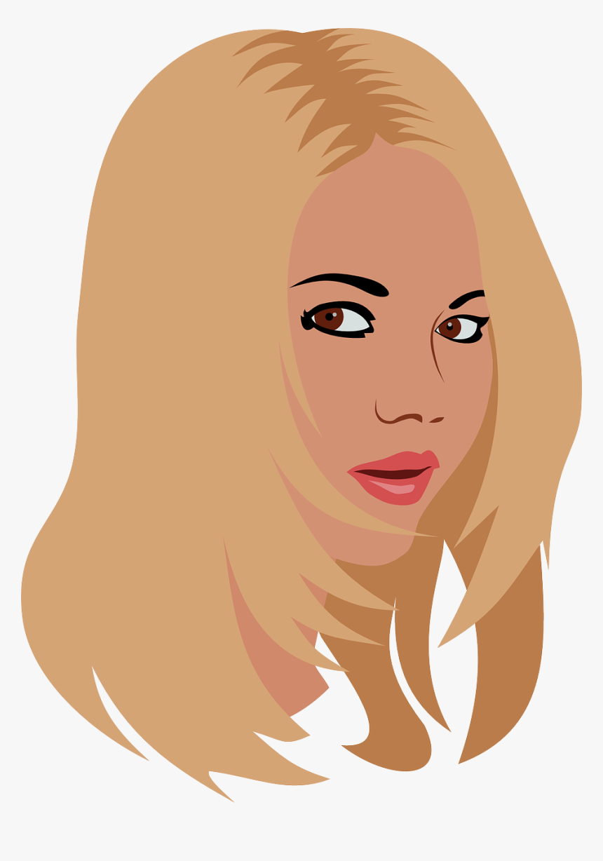 28 Collection Of Beauty Clipart Png - Cartoon Black Hair Girl, Transparent Png