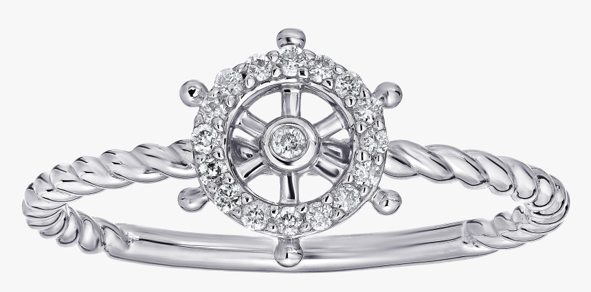 Diamond Anchor Ring - Diamond, HD Png Download