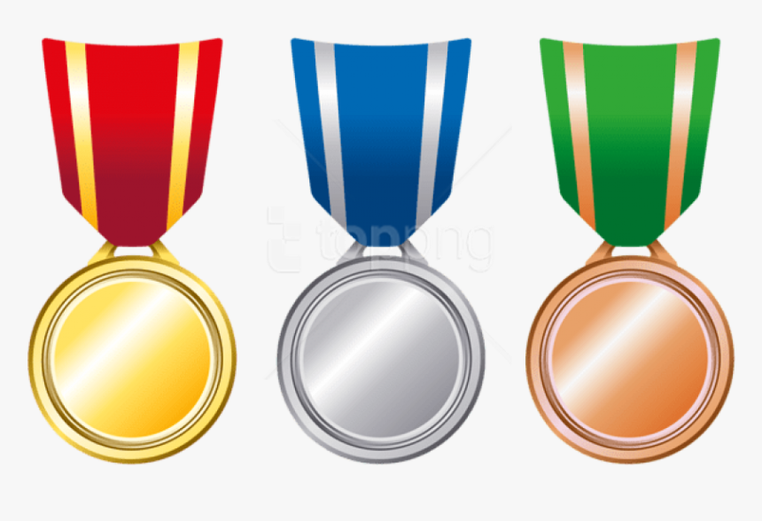 Free Png Download Transparent Gold Silver Bronze Medals Gold Silver