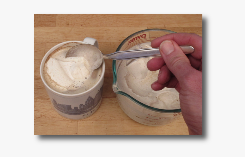 Coffee With Fresh Whipped Cream - Cream, HD Png Download