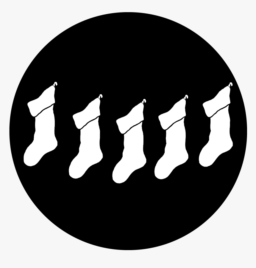 Apollo Design He-1458 Five Stockings B&w Superresolution, HD Png Download