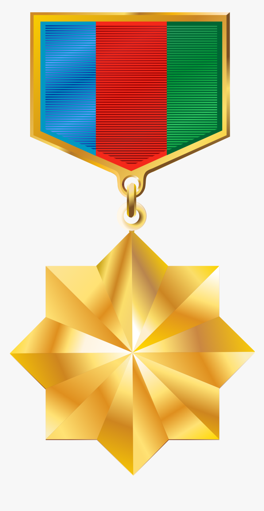 Transparent Gold Medal Clipart Png - Hero Of Azerbaijan, Png Download