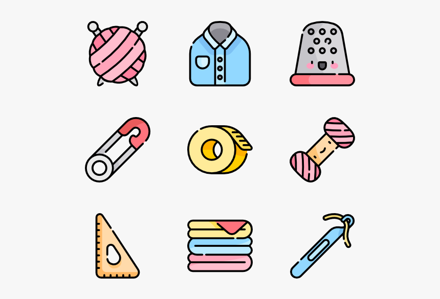 Sewing Vector - Candy Icons Png, Transparent Png