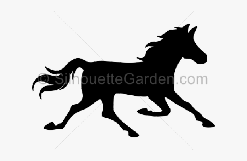 Horses Running Silhouette - Horses Cricut, HD Png Download
