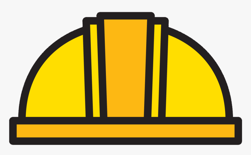 Hard Hat Yellow Architectural Engineering Icon - Hard Hat Engineer Clipart, HD Png Download