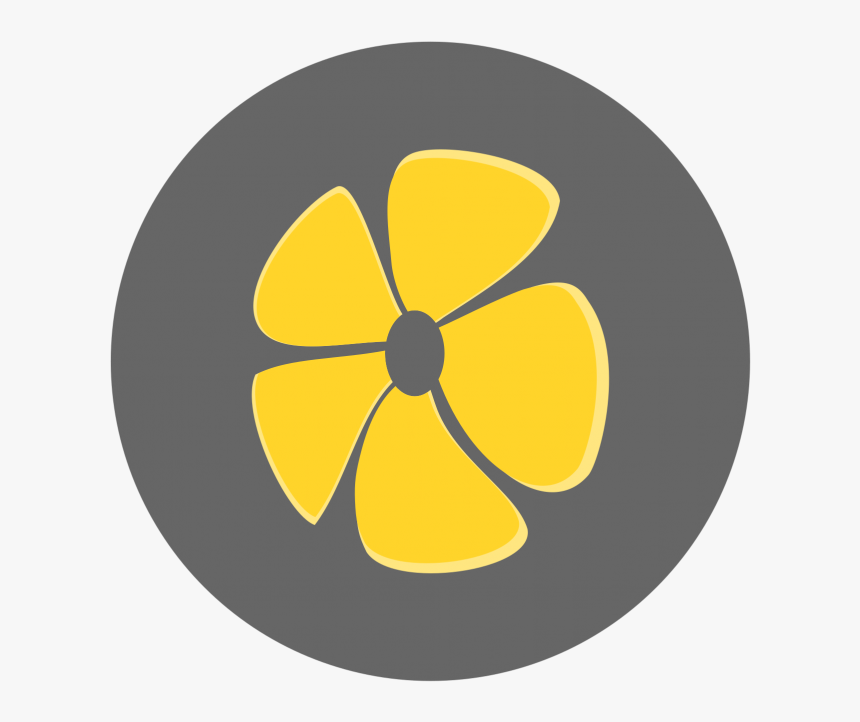 Tropical Frangipani Plumeria Logo Object - Circle, HD Png Download