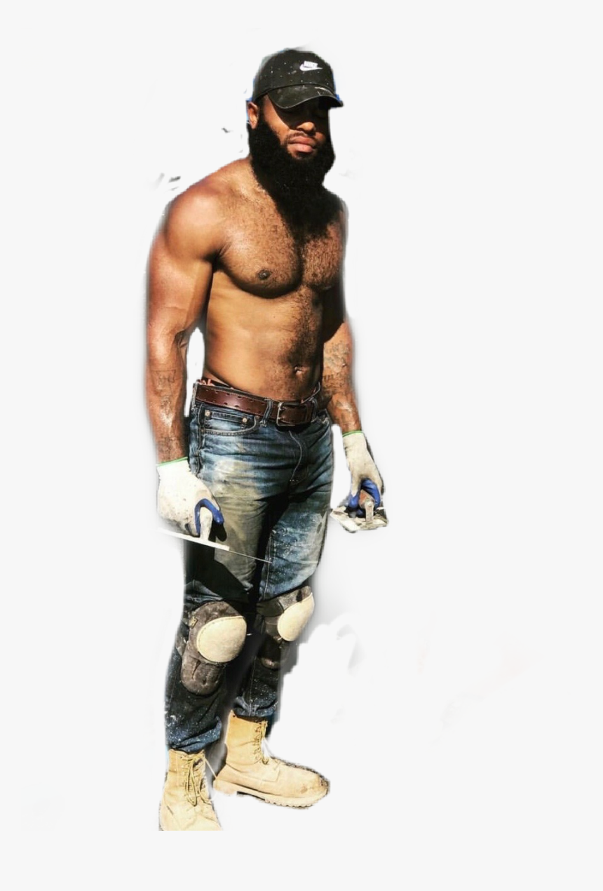 #workboots #jeans #bluecollarwork #construction #hat - Barechested, HD Png Download