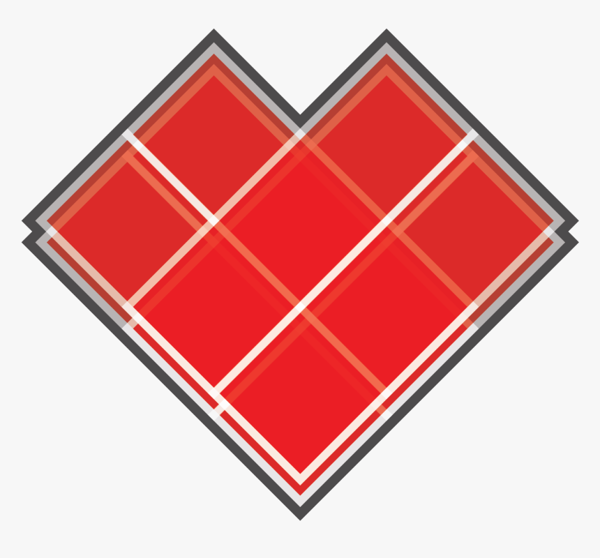 Bfh Printed Decal 8 Bit Hearts 04 Original - Graphic Design, HD Png Download