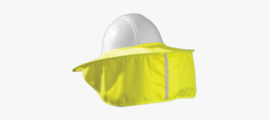 Occunomix Stow Away Hard Hat Shade Yellow 
 Title Occunomix - Hard Hat Sun Visor Shade, HD Png Download