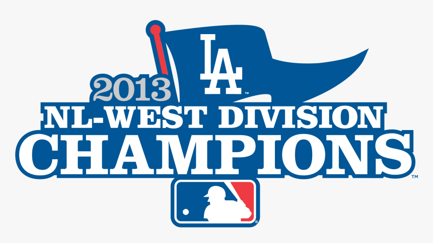 Los Angeles Dodgers Png Transparent Image - Dodgers Nl West Division Champs, Png Download