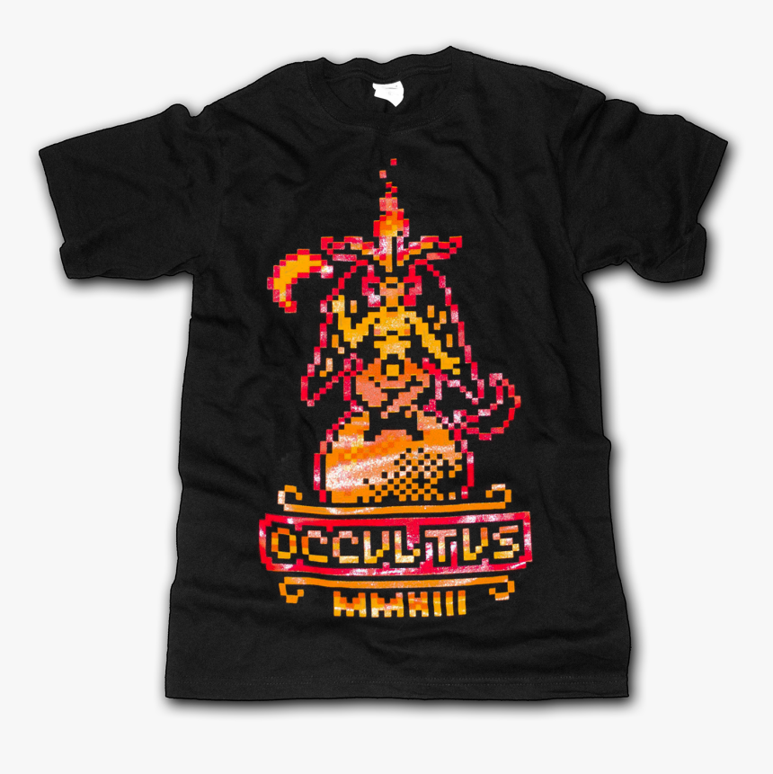 Image Of 8-bit Baphomet Shirt - Active Shirt, HD Png Download