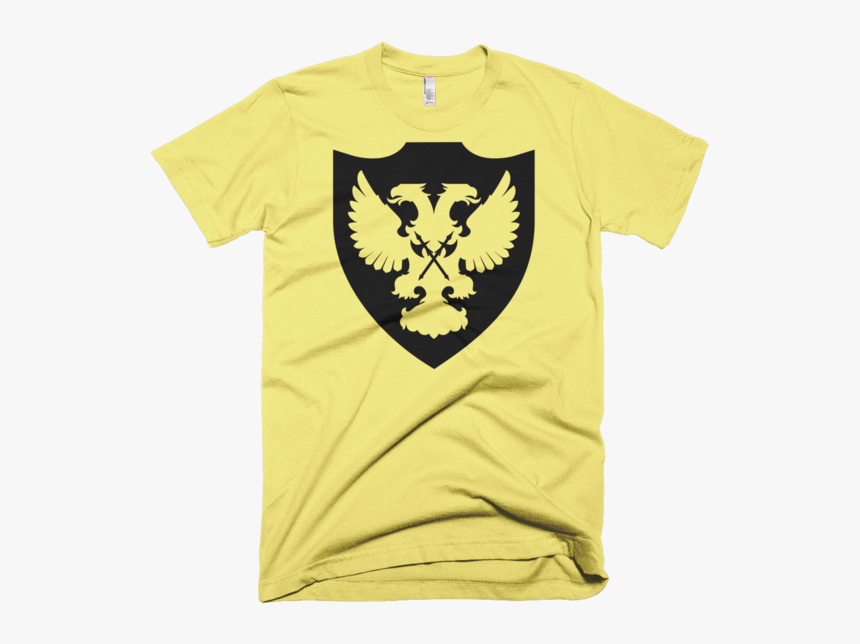 Black & Gold Shield Men S T-shirt - Light Colors For T Shirt, HD Png Download