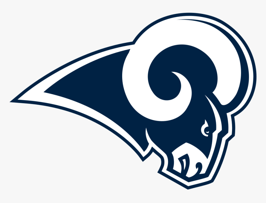 Dodgers Stencil Transparent Clipart Free Ya Png - Angeles Rams Logo Png, Png Download