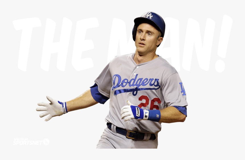 Dodgers Chase Utley Transparent Background, HD Png Download